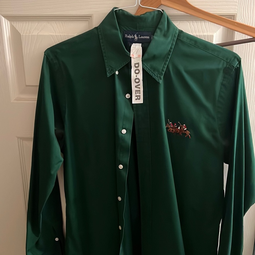 Hunter green Ralph Lauren Oxford.